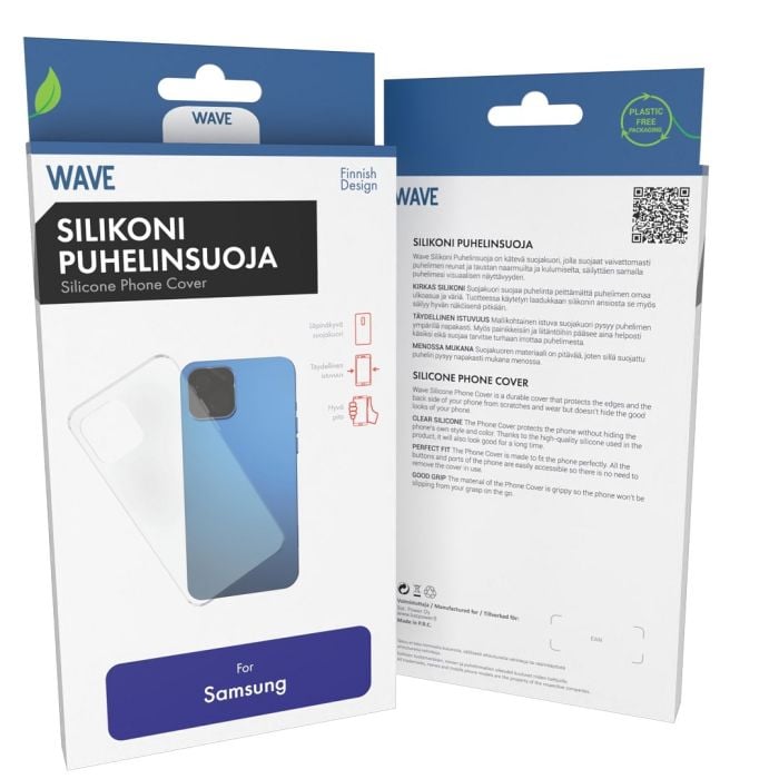 Wave Silikonisuoja, Samsung Galaxy A27 5g, Kirkas
