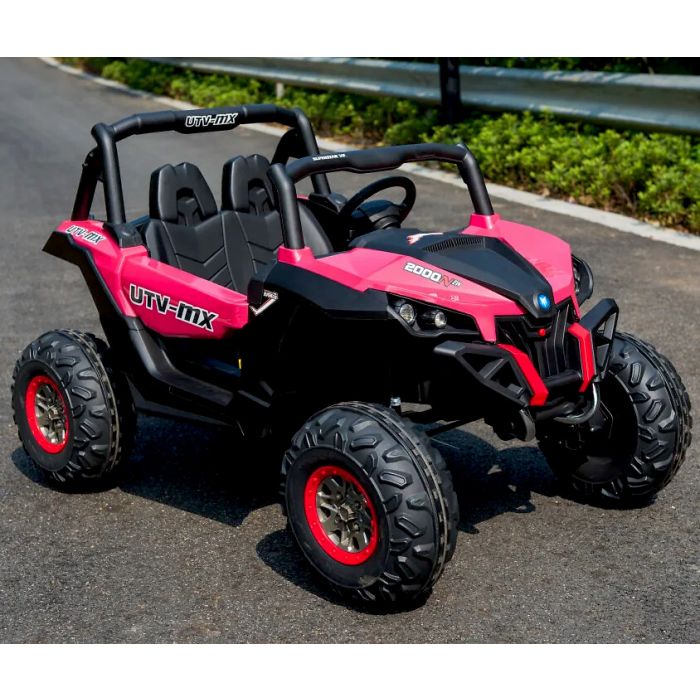 Utv-mx Punainen Ride-on 4x4 Rantakirppu