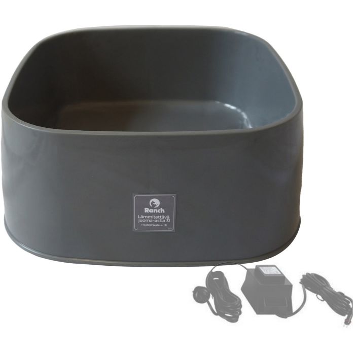 Ranch 3l Lämmitettävä Juoma-astia Ja Muuntaja