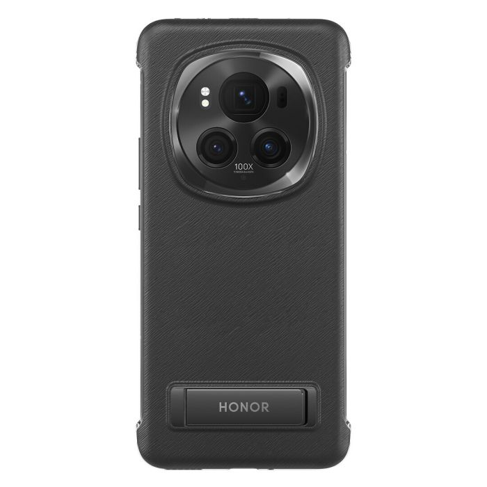 Honor Magic6 Pro Pu Suojakuori, Musta