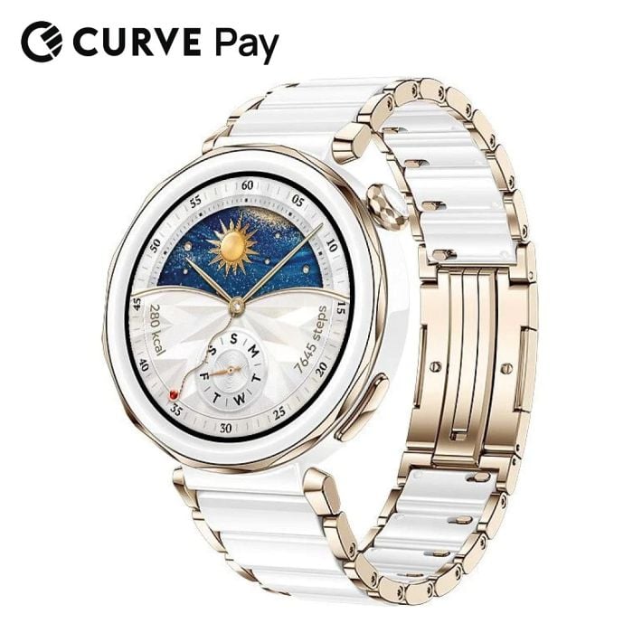 Huawei Watch Gt5 Pro 42mm älykello, Valkoinen/kulta