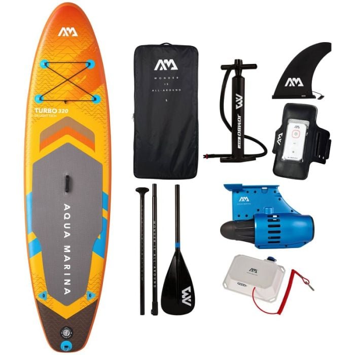 Aqua Marina Amgo 320 Sup-lautasetti Moottorilla