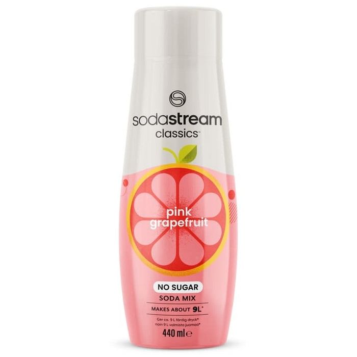 Sodastream Pink Grapefruit Sokeriton Makutiiviste