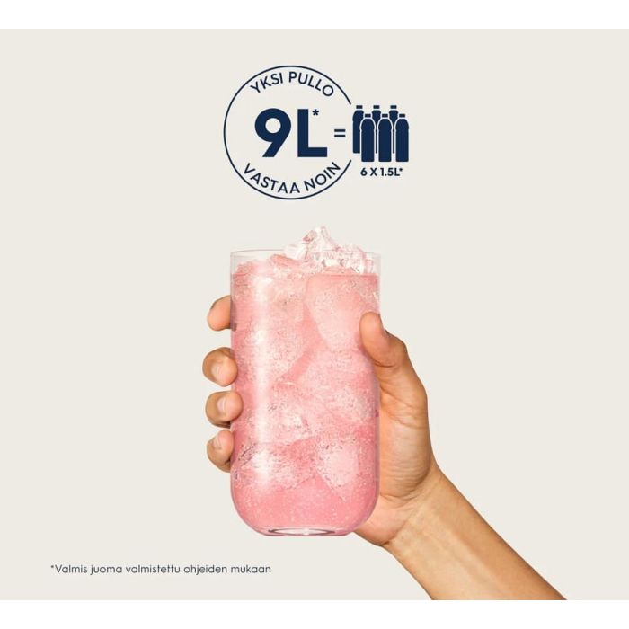 Sodastream Pink Grapefruit Sokeriton Makutiiviste
