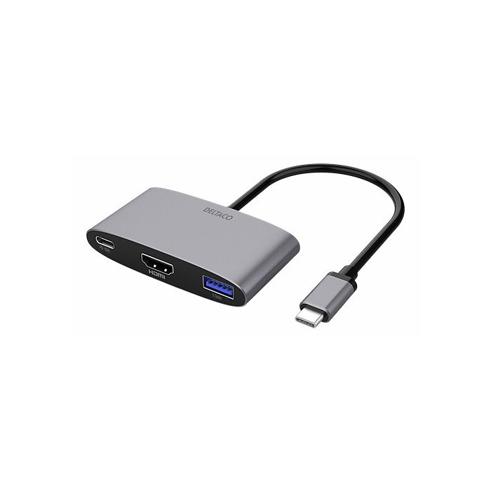 Deltaco Usb-c Sovitin