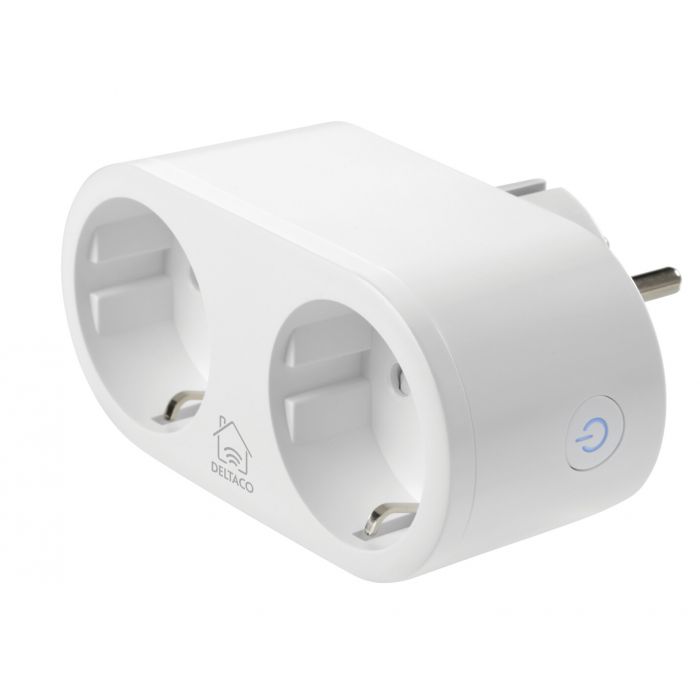 Deltaco Smart Home 2-suuntainen älypistorasia