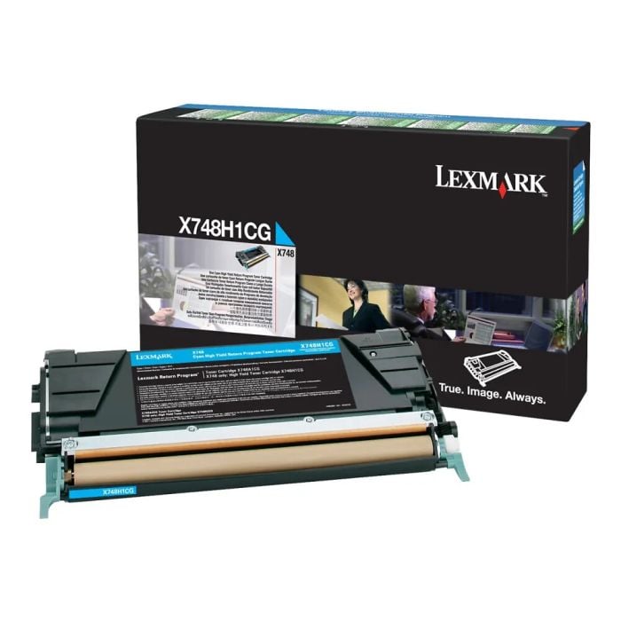 Lexmark X748h1cg Cyan Väriainekasetti