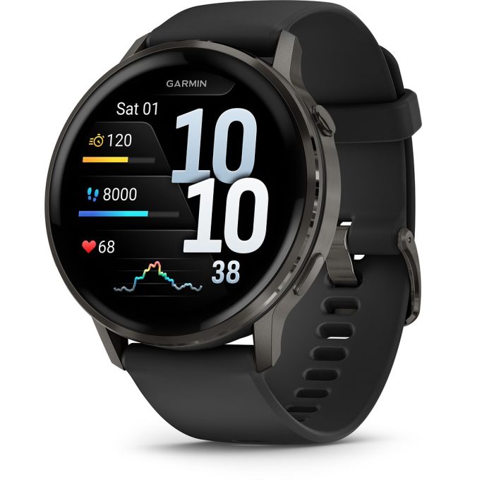 Garmin Venu 4 45mm Gps/wi-fi älykello, Musta