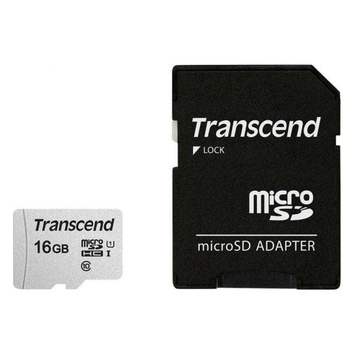 Transcend Microsdhc Uhs-1 16gb Muistikortti