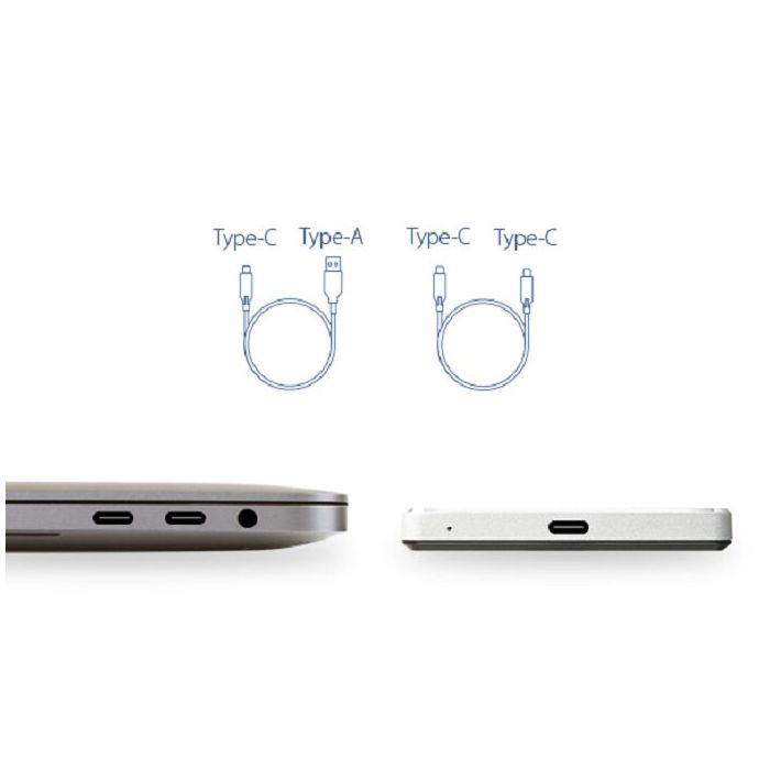 Transcend 2tb Usb 3.0 / Type-c Ulkoinen Kiintolevy