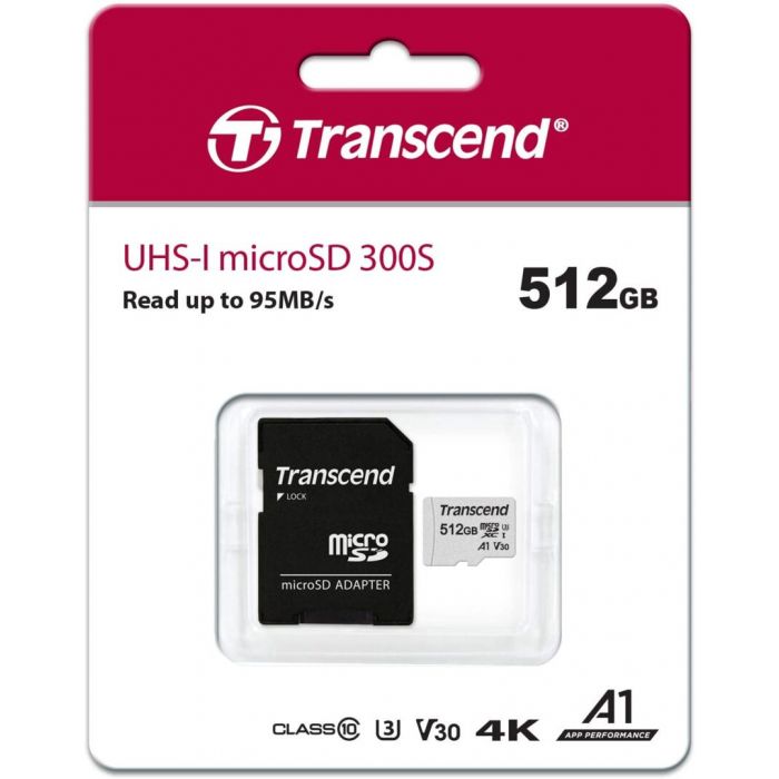 Transcend 300s Microsdxc 512gb Muistikortti