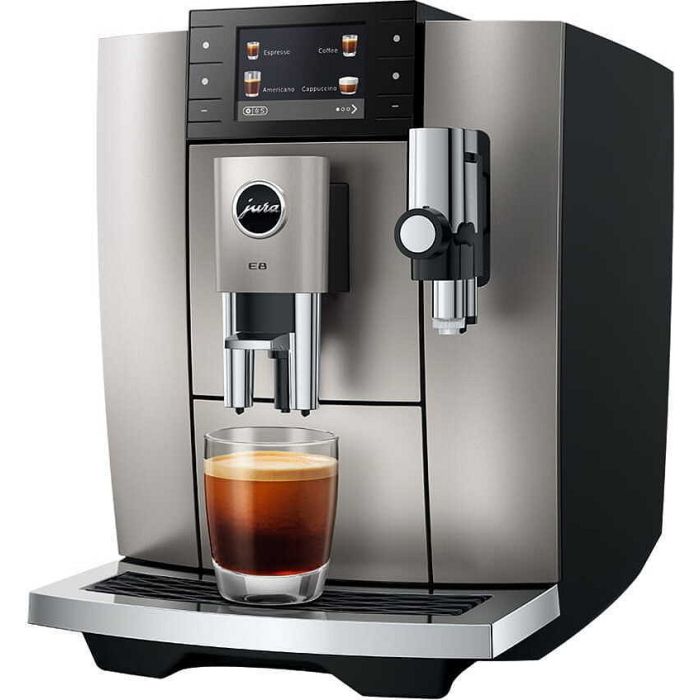 Jura E8 Midnight Silver (ed) Kahvikone