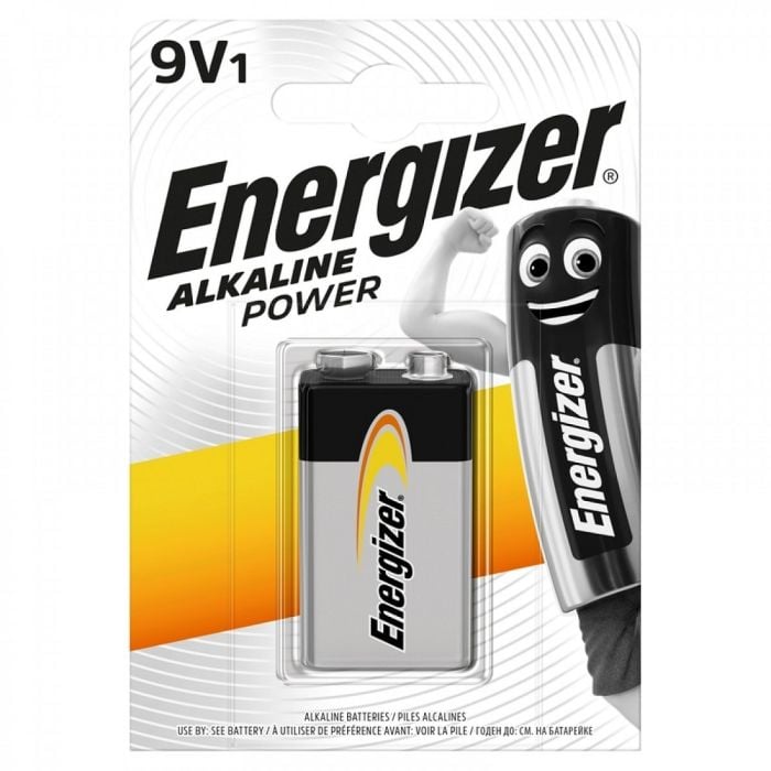 Energizer 9v/6lr61 1-blister Power Alkaline Paristo
