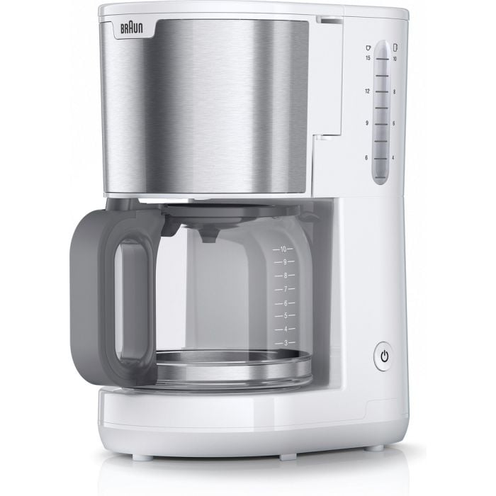 Braun Kf 1500 Purshine Kahvinkeitin, Valkoinen