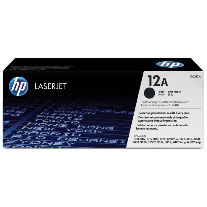 Hp Q2612a Musta Väri, Lj1010