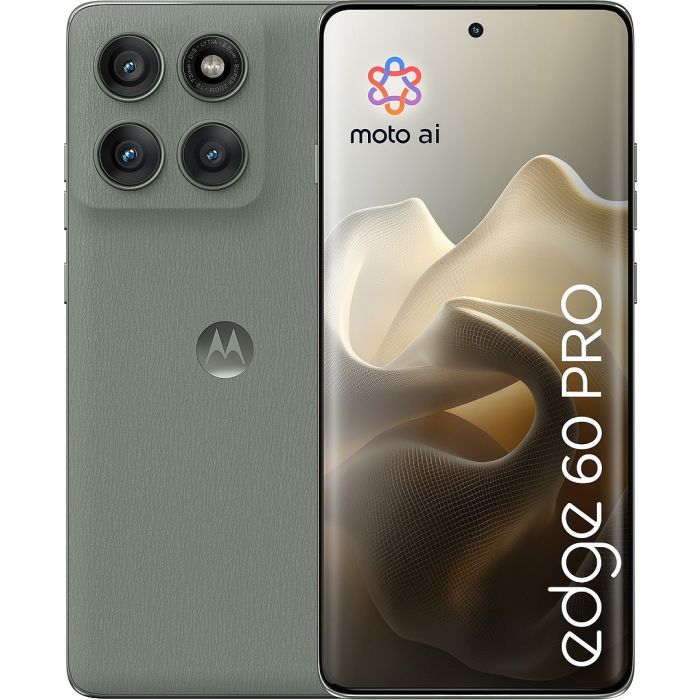 Motorola Edge 60 Pro 12/512gb älypuhelin, Harmaa / Vihreä