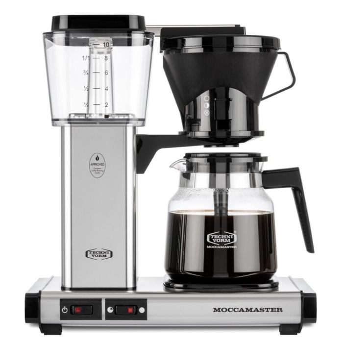 Moccamaster Manual Polished Silver Kahvinkeitin