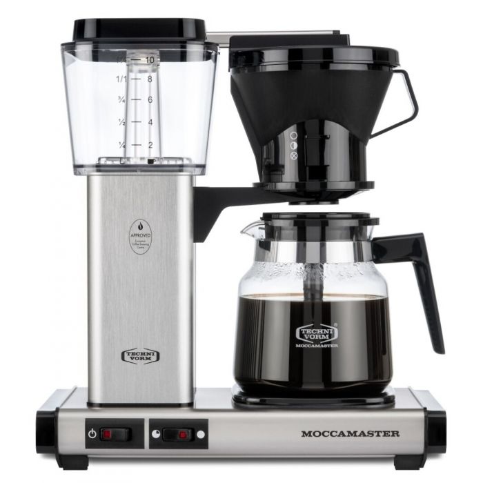 Moccamaster Manual Brushed Silver Kahvinkeitin