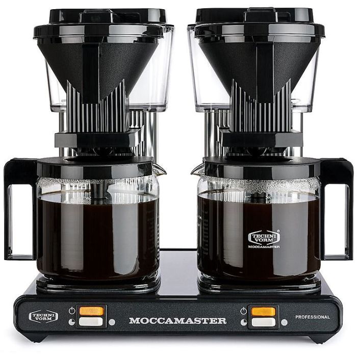 Moccamaster Professional Double Black/silver Kahvinkeitin