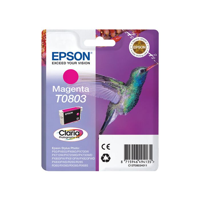 Epson T0803 Magenta Väripatr.