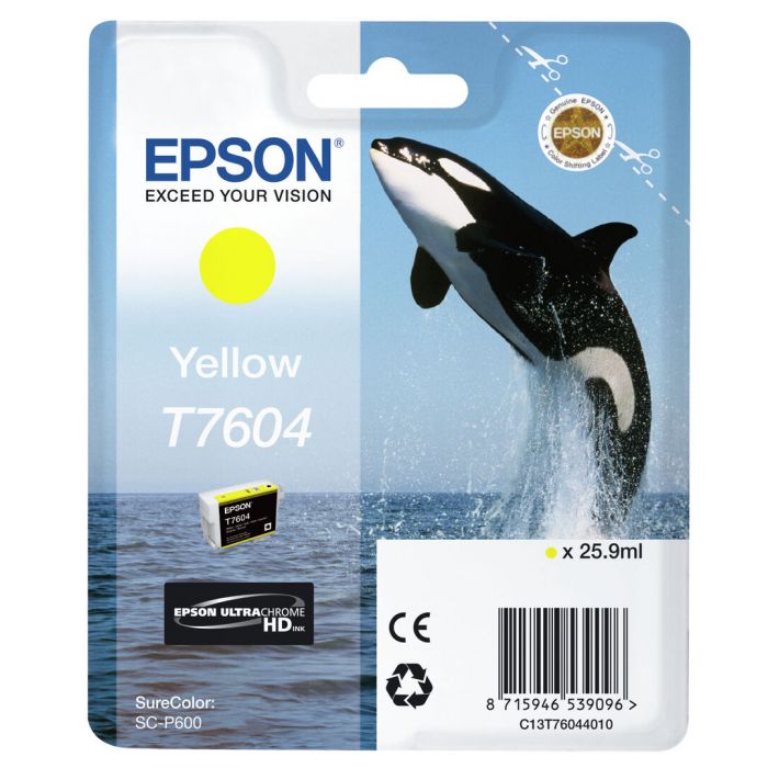 Epson T7604 Yellow Väripatr.