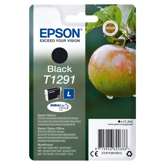 Epson Durabrite Ultra Tinte Black 11,2ml Mustepatruuna