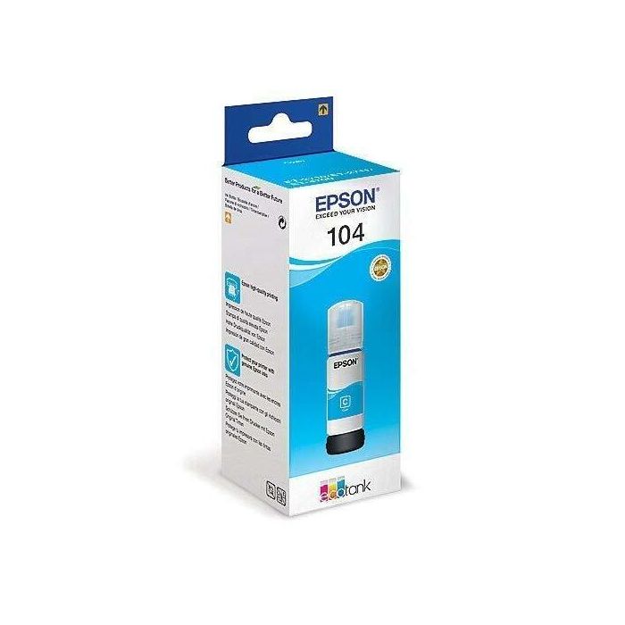 Epson Ecotank 104 Cyan Ink