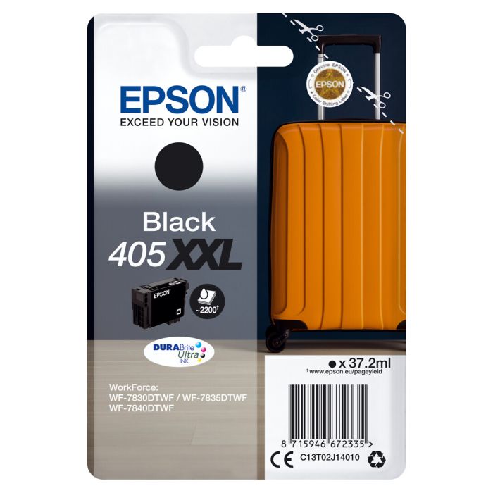 Epson Singlepack Black 405xxl Durabr Ultra Väriainekasetti