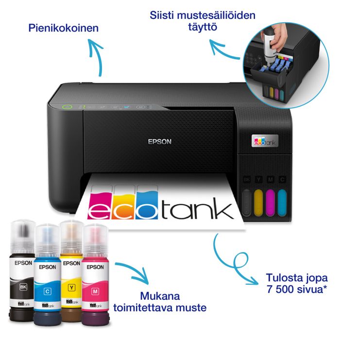 Epson Ecotank Et-2812 Monitoimitulostin