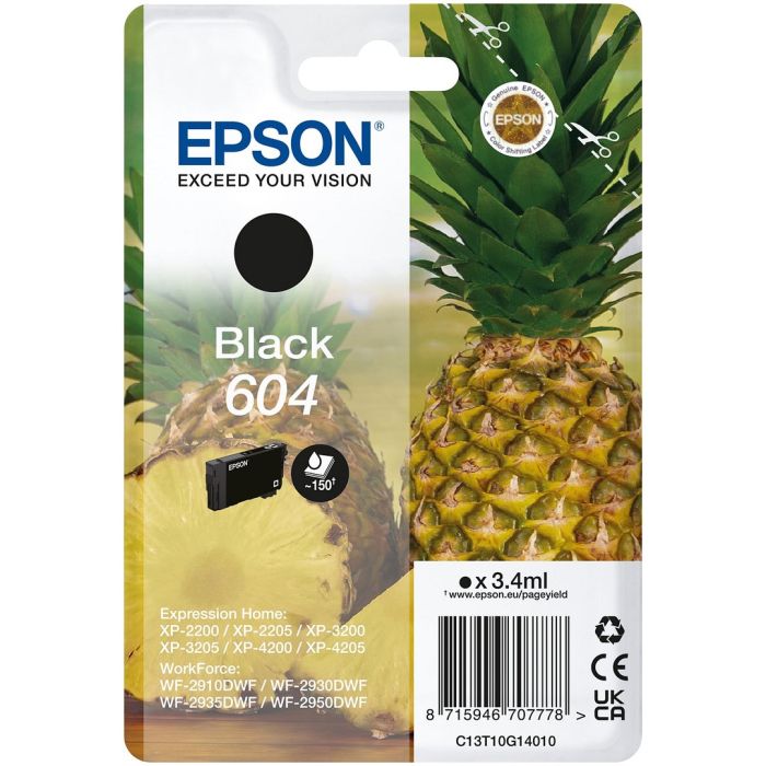 Epson T604 Musta Mustekasetti