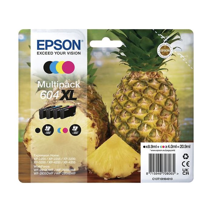 Epson T604xl Multipack Mustekasettipakkaus