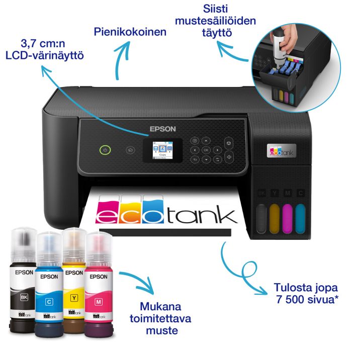 Epson Ecotank Et2871 Monitoimitulostin