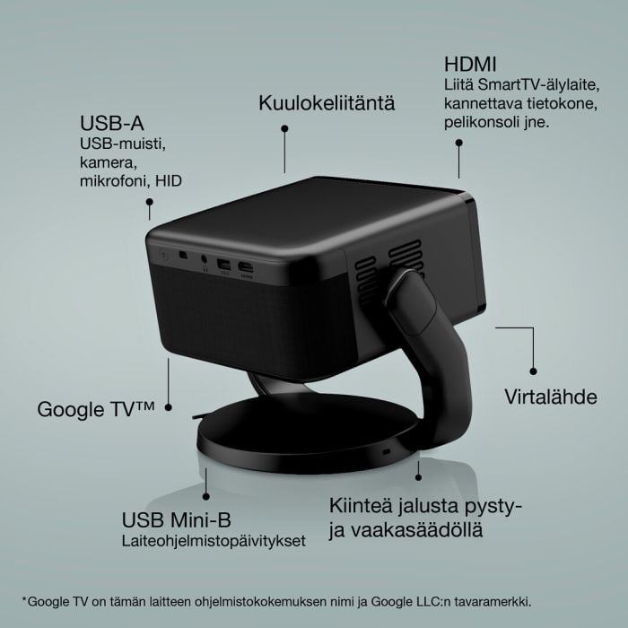 Epson Ef-22b Minilaserprojektori-tv