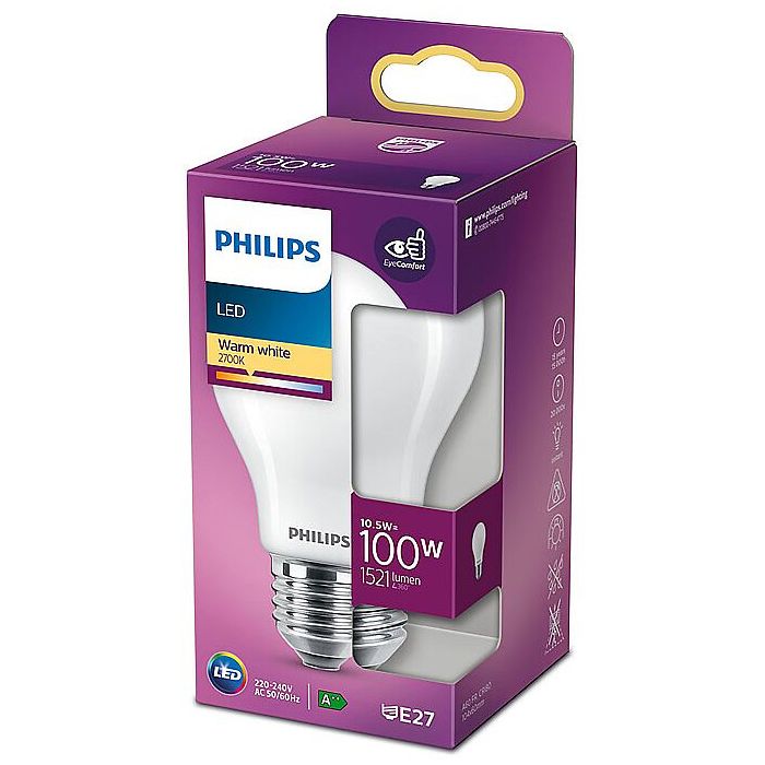 Philips Led Classic E27 10.5w Led-lamppu
