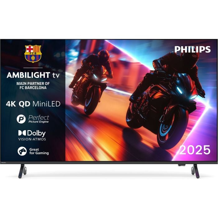 Philips 75" 4k Qd Mini Led Ambilight Tv 75mled910