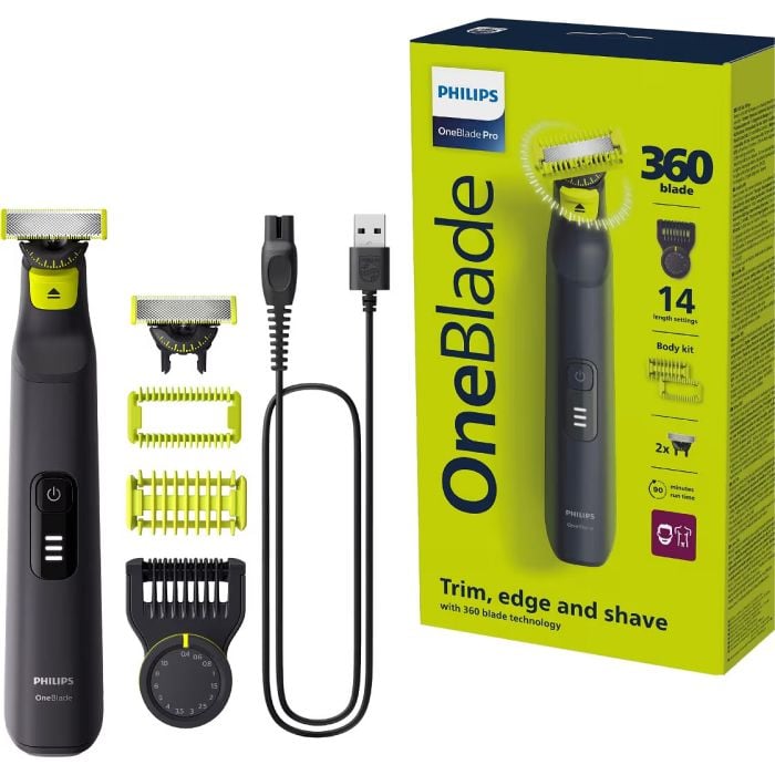 Philips Qp6542/15 Oneblade Pro 360 Kasvo- Ja Vartalotrimmeri