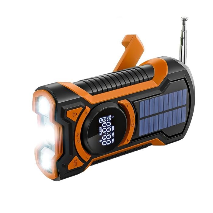 Just In Case 5000mah Hätäradio Aurinkopaneelilla