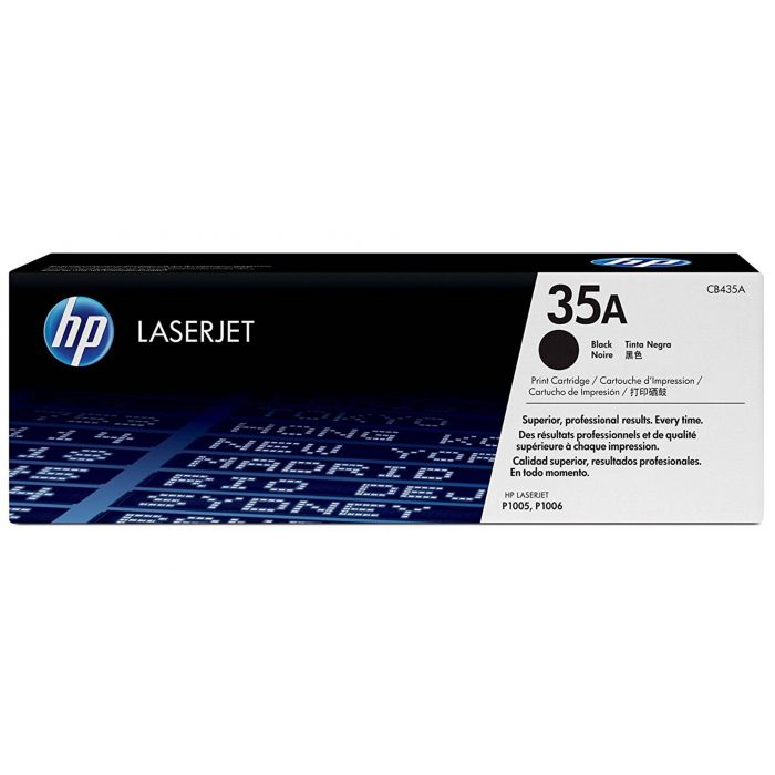 Hp Cb435a Värikasetti, Musta