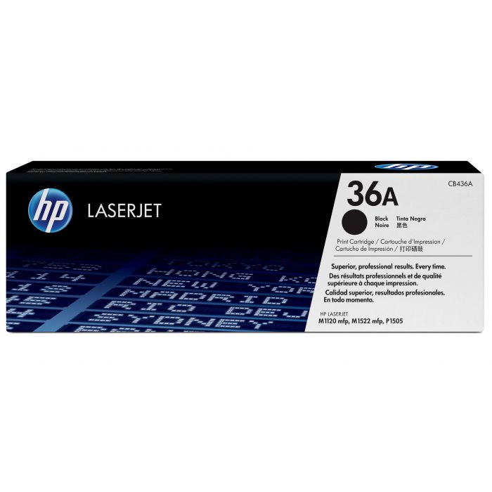 Hp Cb436a Värikasetti, Musta