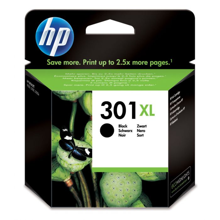 Hp 301xl Musta Väripatruuna