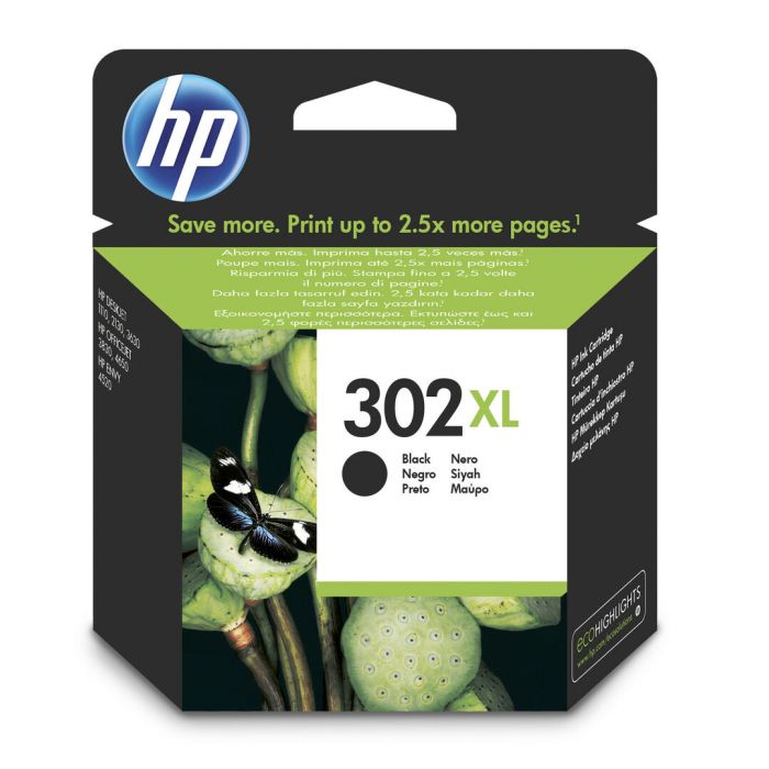 Hp No302xl Black Ink Cartridge