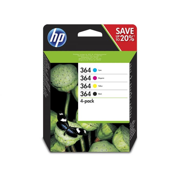 Hp No364 B/c/m/y Ink Cartridge