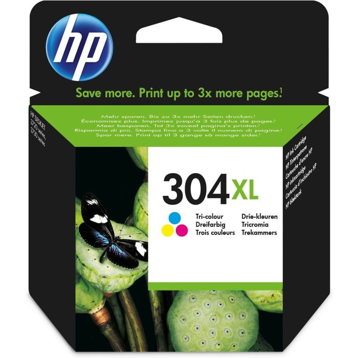 Hp 304xl Tri-color Ink Cartridge Mustekasetti