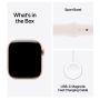 Apple Watch Series 10 Gps + Cellular 42mm Rose Gold Aluminium Case With Light Blush Sport Band - S/m thumbnail