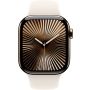 Apple Watch Series 10 Gps + Cellular 42mm Gold Titanium Case With Starlight Sport Band - M/l thumbnail