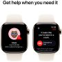 Apple Watch Series 10 Gps + Cellular 42mm Gold Titanium Case With Starlight Sport Band - M/l thumbnail