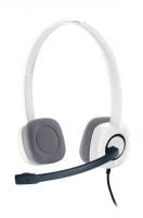 Logitech H150 -kuulokemikrofoni, valkoinen