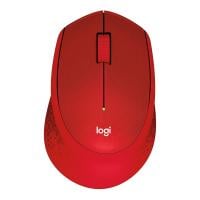 Logitech M330 Silent Plus -hiiri, punainen
