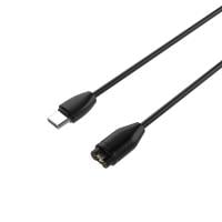 FIXED USB-C -latauskaapeli Garmin-älykelloille, musta