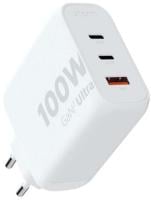 Xtorm XEC100 GaN² Ultra 100 W -verkkovirtalaturi, USB-C / A